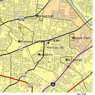 Affton map
