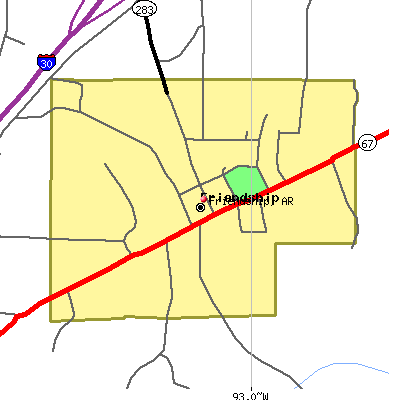 Friendship map