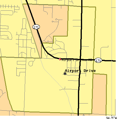 Airport Drive map