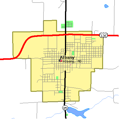 Albany map