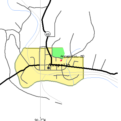 Annapolis map