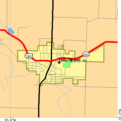 Ash Grove map