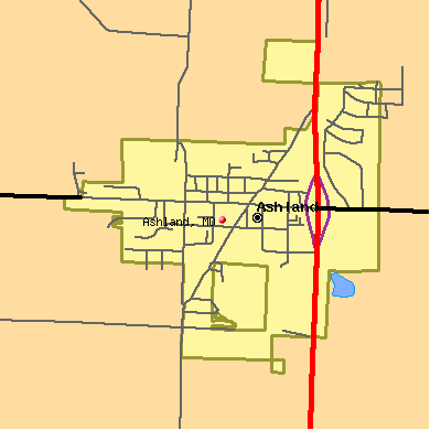 Ashland map