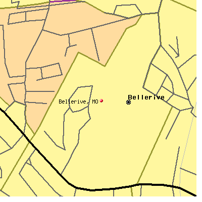Bellerive map