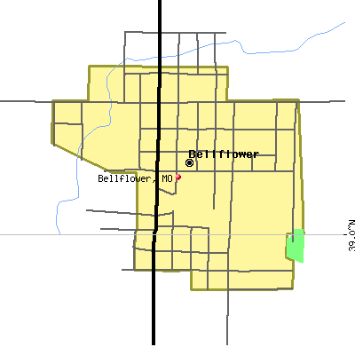 Bellflower map