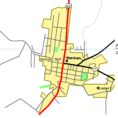 Benton map