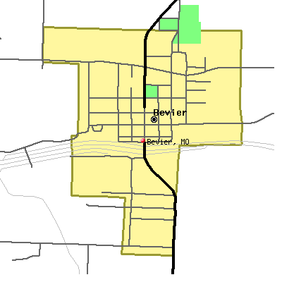 Bevier map