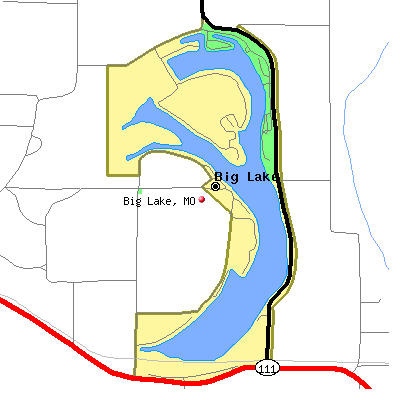 Big Lake map
