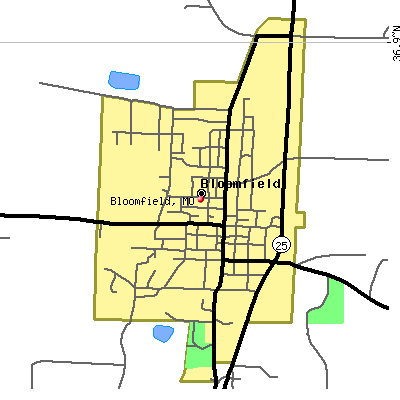 Bloomfield map