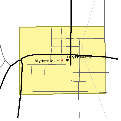 Blythedale map