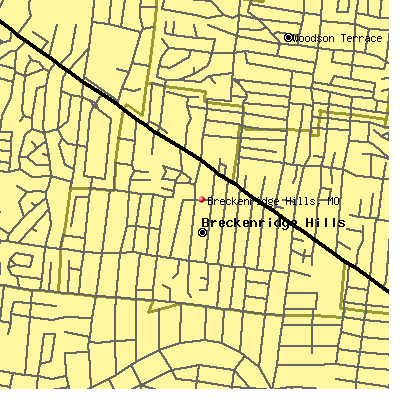 Breckenridge Hills map