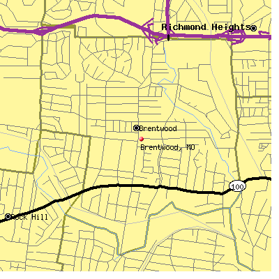 Brentwood map