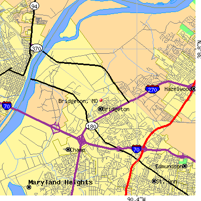 Bridgeton map
