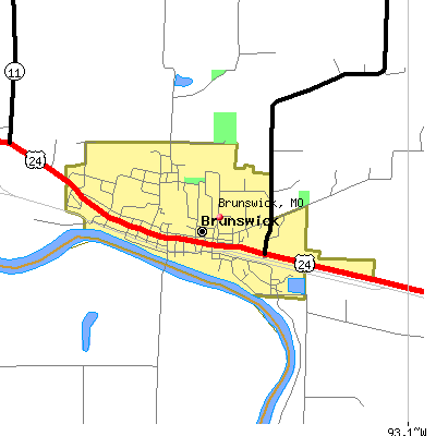Brunswick map