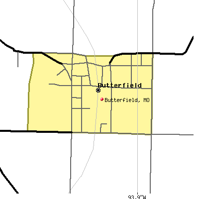 Butterfield map