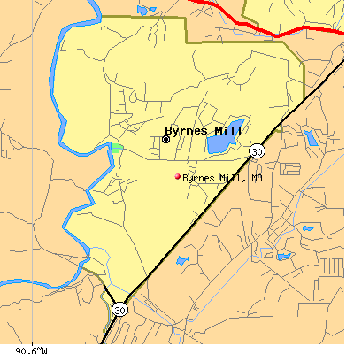 Byrnes Mill map