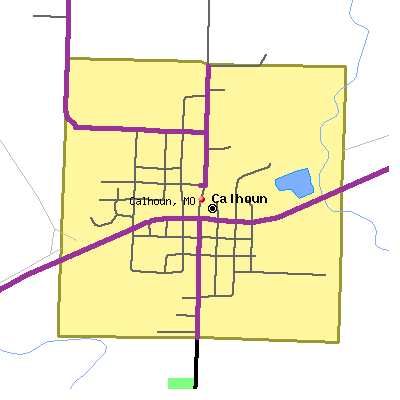 Calhoun map