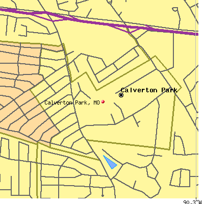 Calverton Park map