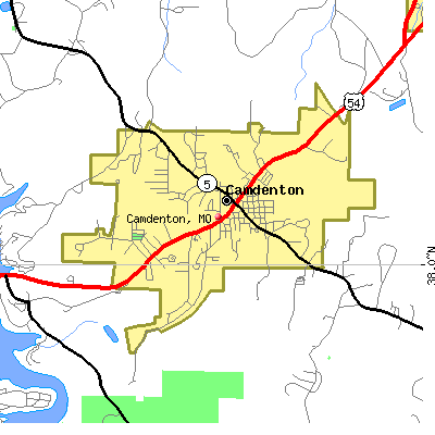 Camdenton map