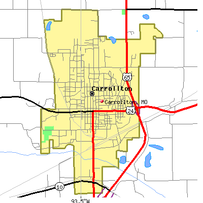 Carrollton map
