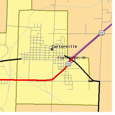 Carterville map