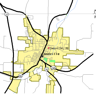 Cassville map