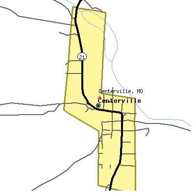 Centerville map
