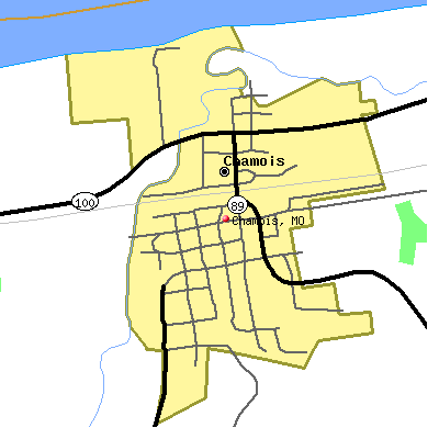 Chamois map