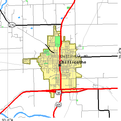 Chillicothe map