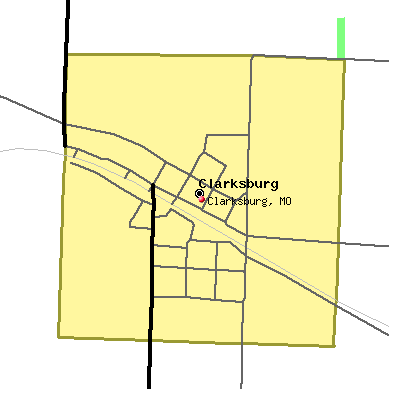 Clarksburg map