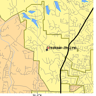 Clarkson Valley map