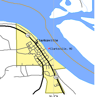 Clarksville map
