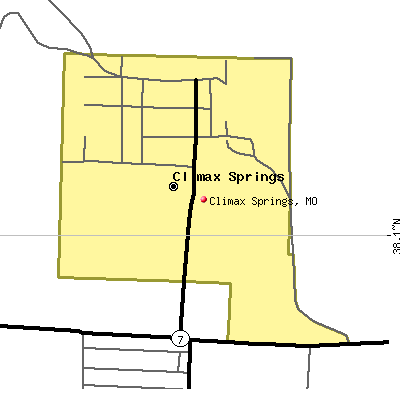 Climax Springs map