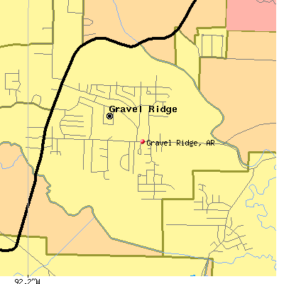Gravel Ridge map