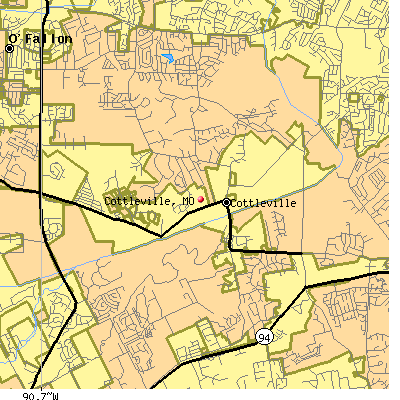 Cottleville map
