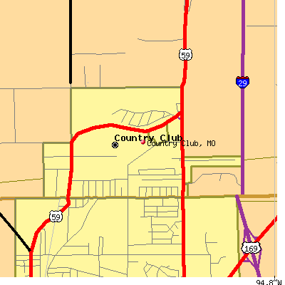 Country Club map