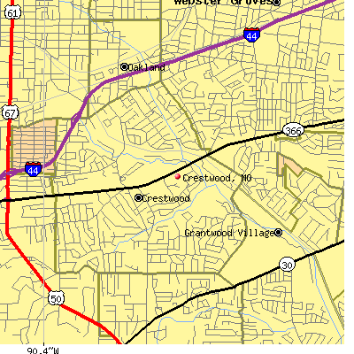 Crestwood map
