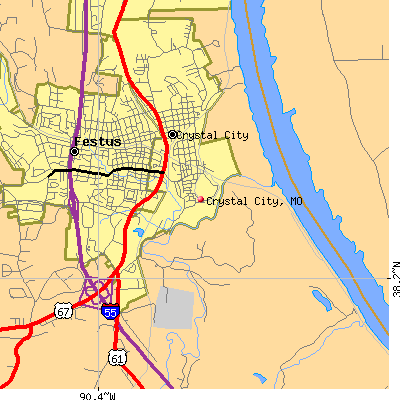 Crystal City map