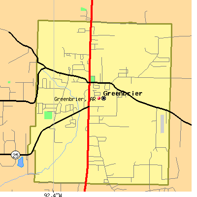 Greenbrier map