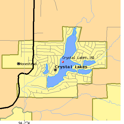 Crystal Lakes map