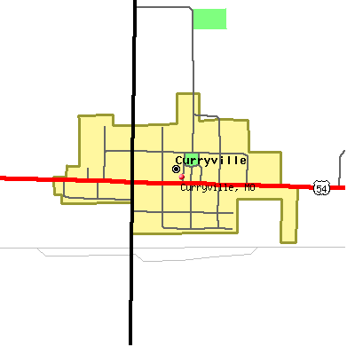 Curryville map