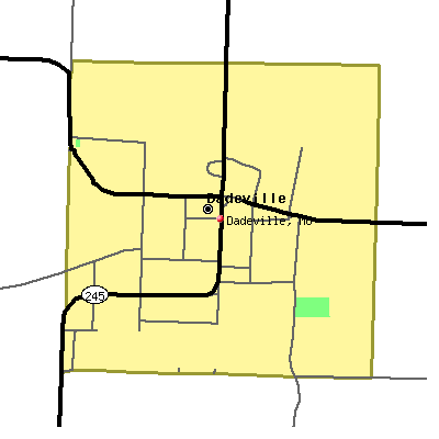 Dadeville map
