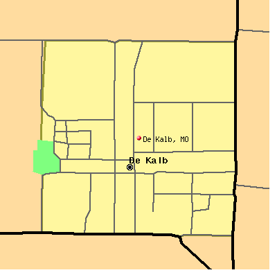 De Kalb map