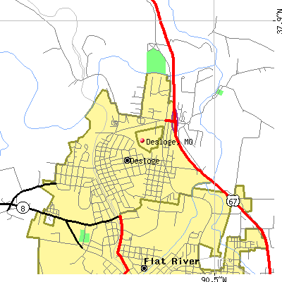 Desloge map