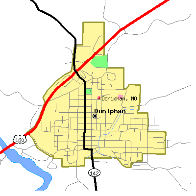 Doniphan map