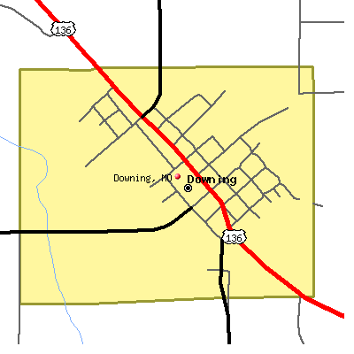 Downing map