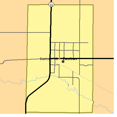 Easton map