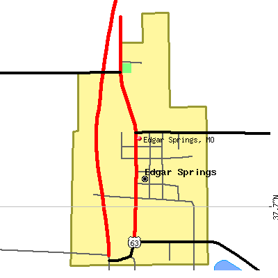 Edgar Springs map