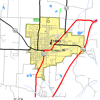 Eldon map