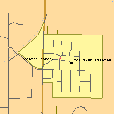 Excelsior Estates map